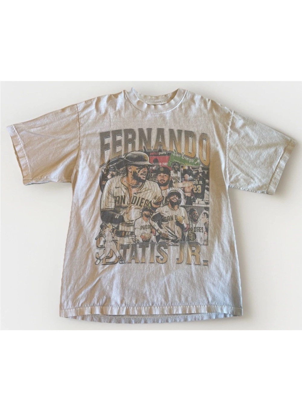 Fernando Tatis Jr San Diego Padres  Men‎ XL White Graphic Tee Game Changer 23
